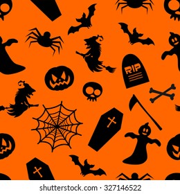 Seamless Halloween Background