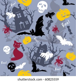 seamless Halloween background