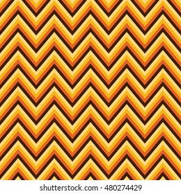 Seamless Halloween color zigzag chevron pattern background / Halloween seamless pattern background with waves.