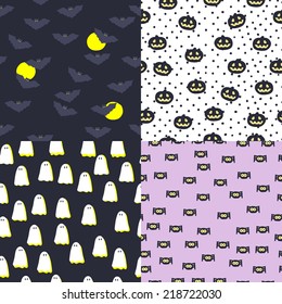 seamless Halloween pattern