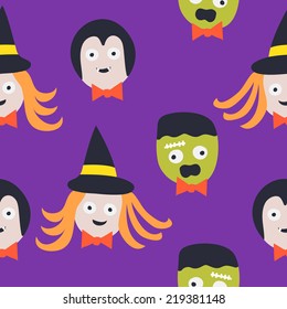 seamless halloween pattern