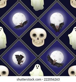 Seamless Halloween pattern