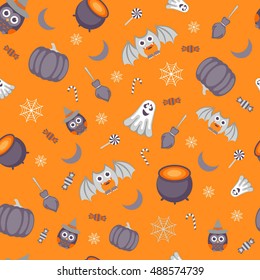 Seamless halloween pattern