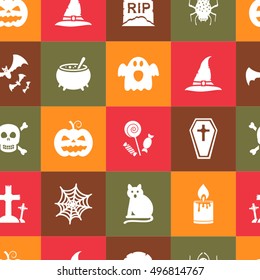 Seamless Halloween pattern