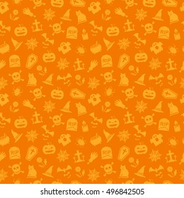 Seamless Halloween pattern