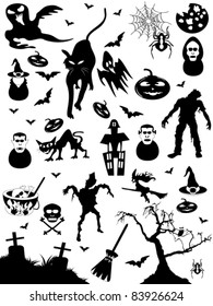 Seamless halloween pattern