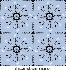 Seamless halloween pattern