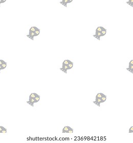 Patrón de Halloween sin foco. Fondo de Doodle Halloween