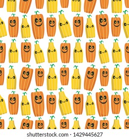 seamless halloween pattern. pumpkin pattern