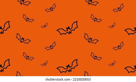 Seamless Halloween Patterns. Flat Icon. Best suited for website designing, posters, invitation cards, sale banners, social media posts and Boucher designing. 