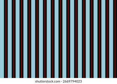 Patrón de rayas de Halloween sin fisuras con líneas de Vertical azul y negro y acentos rojos. Perfecto para manualidades audaces, diseños de fiesta y papel de regalo.