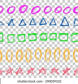Seamless Hand Draw Sketch Background - Shape Streak
