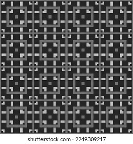 Seamless Hand Draw Wallpaper Texture Background Design Geometric Fabric Retro Textile Pattern