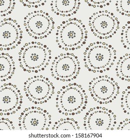 seamless hand drawn abstract doodle pattern
