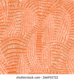Seamless hand drawn abstract vector pattern