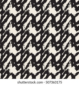 seamless hand drawn abstract zigzag pattern from brush
