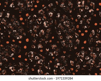 Seamless hand drawn. Animal skin with Hand Painted Crossing Brush Strokes ,Design for fashion , fabric, textile, wallpaper,