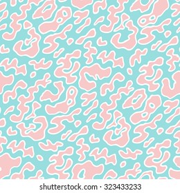 Seamless Hand Drawn Blobs Abstract Surface Design Pattern