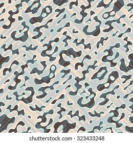 Seamless Hand Drawn Blobs Abstract Surface Design Pattern