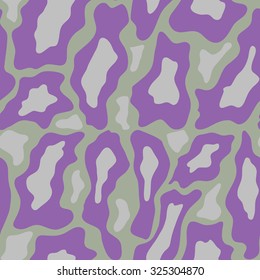 Seamless Hand Drawn Blobs Abstract Pattern