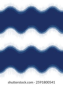 Seamless, hand drawn brush line abstract wave  pattern, Japanese, tribal and ethnic folk wood carving, engraving, weaving textured surface background, simple graphic for fabric, carpet, decoration