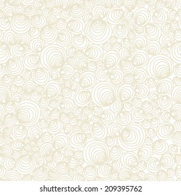 Seamless hand drawn circles pattern