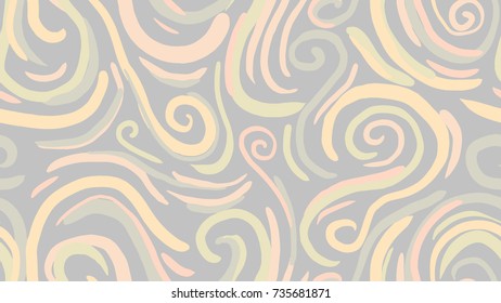 Seamless hand drawn doodle abstract pattern. Brush stripes and lines sketch. Vector abstract textile background.Good for tile, swimwear, business, fun collages or any branding design template.