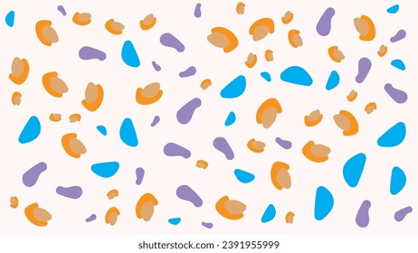 SEAMLESS-HANDGEZEICHNETE DOODLE-BLOBSCHREIBEN PATTERN-TEXTURE-FARBVERLAUF-ABSTRAKTER HINTERGRUND TRENDY-DESIGN-VEKTOR