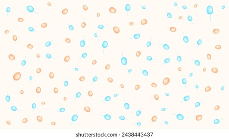 SEAMLESS HAND DRAWN DOODLE BLOB SHAPES PATTERN TEXTURE COLORFUL TEMPLATE ABSTRACT BACKGROUND TRENDY DESIGN VECTOR
