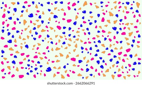 DIBUJADO A MANO SIN COSTURAS DOODLE BLOB FORMAS PATRÓN TEXTURA COLORIDO PLANTILLA FONDO ABSTRACTAS VECTOR DE DISEÑO DE MODA