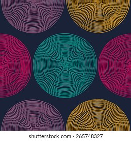 Seamless hand drawn doodle graphic pattern. Made in vector