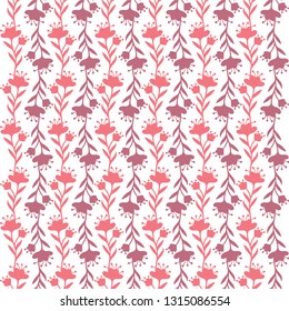 Seamless hand drawn floral background.
Flowers seamless pattern.