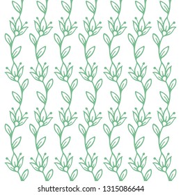 Seamless hand drawn floral background.
Flowers seamless pattern.