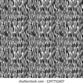 Seamless hand drawn fur texture