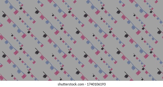 Seamless hand drawn geometric pattern with national striped color background. Ornamental traditional, ethnic. Great for fabric and textile, wallpaper