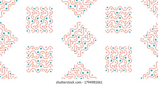 Seamless hand drawn geometric pattern with national striped color background. Ornamental traditional, ethnic. Great for fabric and textile, wallpaper, packaging.