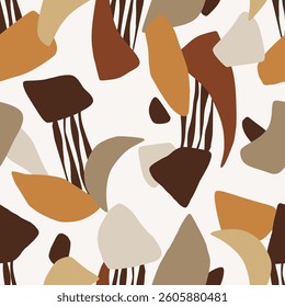 Seamless hand drawn geometric pattern. Vector Illustration.