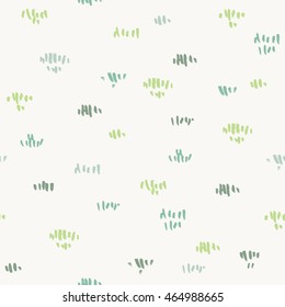 Seamless Hand Drawn Grass Pattern