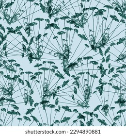 seamless hand drawn green grass pattern background for fashion fabric