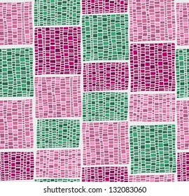 Seamless hand drawn linear colorful pattern. Endless texture, template for design and decoration fabric, package, backgrounds