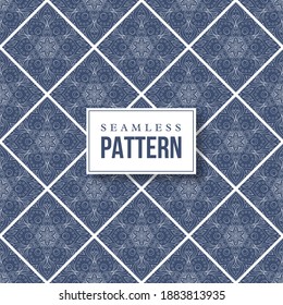 Seamless hand drawn mandala pattern. Vintage elements in oriental style. Texture for wallpapers, backgrounds and page fill. Islam, arabic, indian, turkish,ottoman, asian motifs. Vector illustration.
