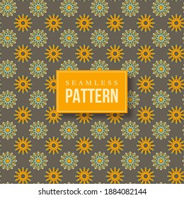 Seamless hand drawn mandala pattern. Vintage elements in oriental style. Texture for wallpapers, backgrounds and page fill. Islam, arabic, indian, turkish,ottoman, asian motifs. Vector illustration.