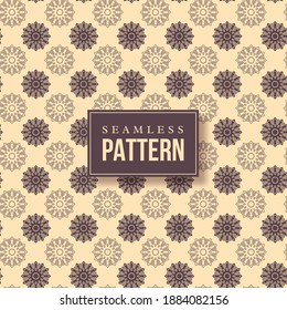 Seamless hand drawn mandala pattern. Vintage elements in oriental style. Texture for wallpapers, backgrounds and page fill. Islam, arabic, indian, turkish,ottoman, asian motifs. Vector illustration.