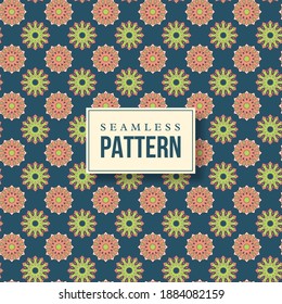 Seamless hand drawn mandala pattern. Vintage elements in oriental style. Texture for wallpapers, backgrounds and page fill. Islam, arabic, indian, turkish,ottoman, asian motifs. Vector illustration.