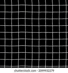 Seamless hand drawn multicolored grid pattern on dark background for wrapping paper, surface design and other design projects