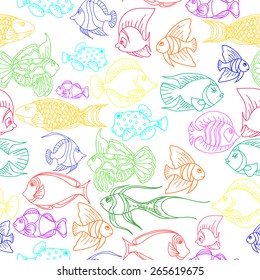 Seamless hand drawn pattern