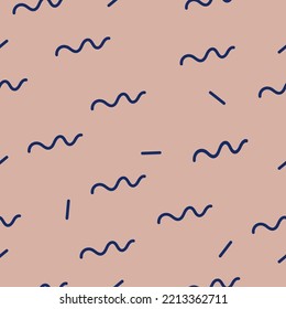 Patrón dibujado a mano sin inconveniente. Resumen de formas y objetos modernos. Elementos de diseño Doodle. Fondo, papel pintado, empaque, plantilla textil.