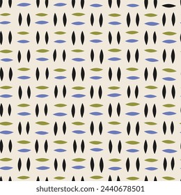Seamless hand drawn pattern. Abstract background with hand drawn doodle shapes.