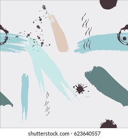 seamless hand drawn pattern. artistic background