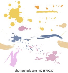 seamless hand drawn pattern. artistic abstract background